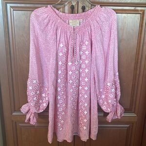 NEVER WORN Rungolee Pink Blouse